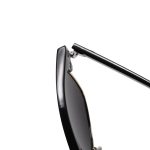 Classic Retro Square Browline Polarized Sunglasses with Metal Rivets - Image 6
