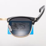 Classic Retro Square Browline Polarized Sunglasses with Metal Rivets - Image 11